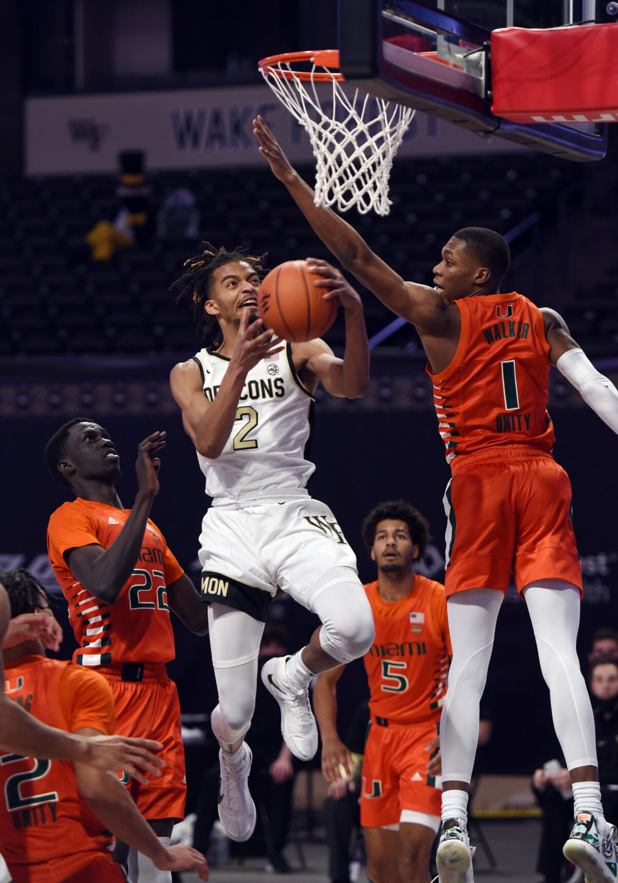 Miami Wake Forest basketball